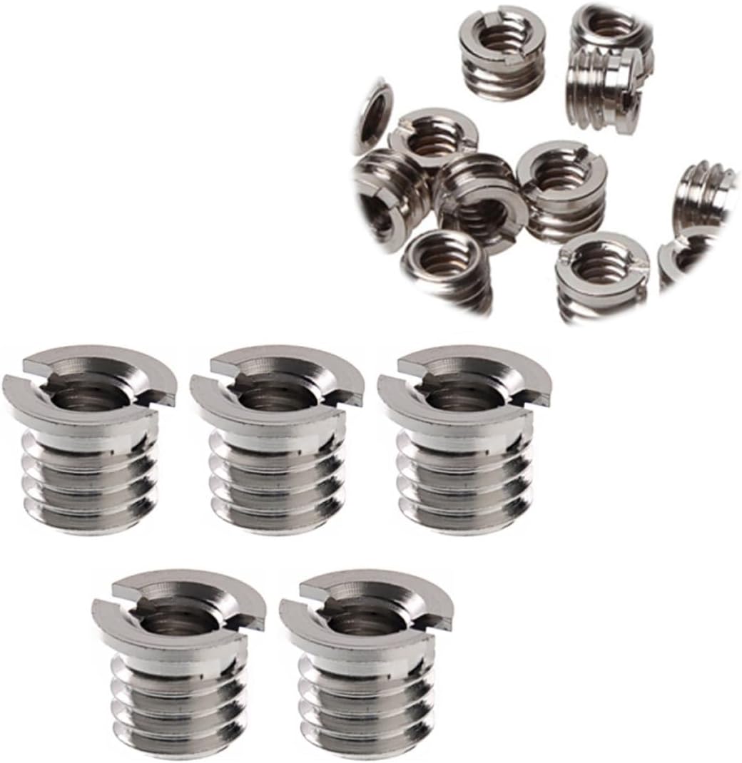 20pcs /4 to 3/8 Inch Camera Conversion Screw Nut for Tripod Heads