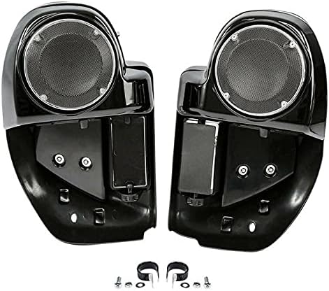 Miniatura 7 de TCMT - Barra de bloqueo de seguridad para motor de carretera con protección inferior ventilada y altavoz de 6.5" para Harley Touring 2014-2024 Road