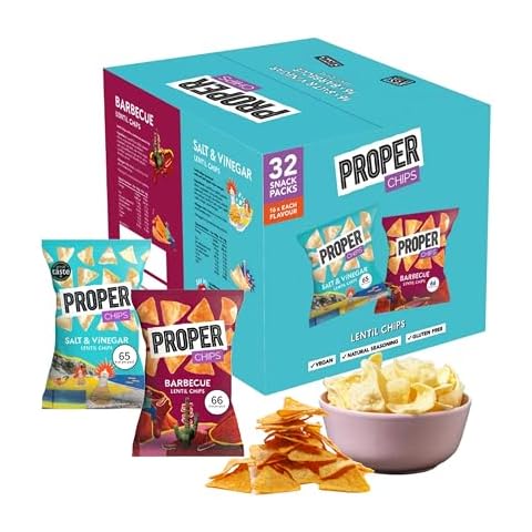 Gluten Free Lentil Crisps Multipack - BBQ & Salt Vinegar Cover