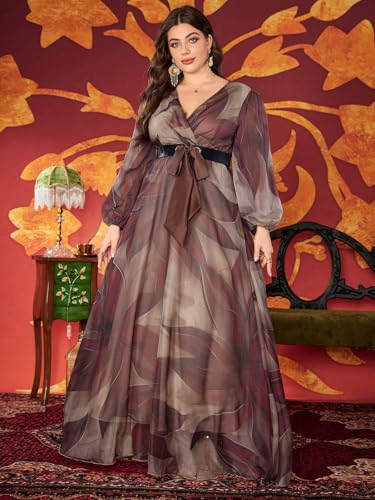 Image of TOLEEN Women's Plus Size Sequin Dress Luxurious Style Formal Cocktail Evening Party Maxi Dresses