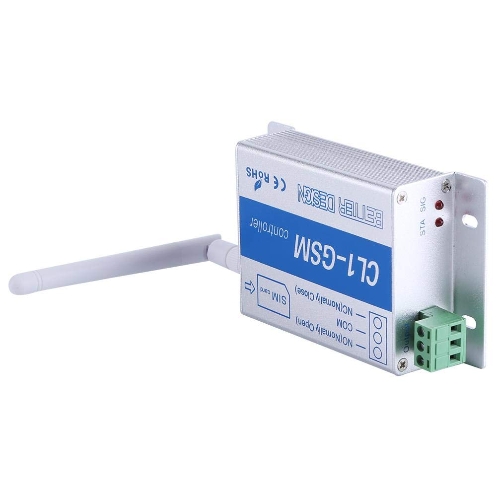 DEWIN Controlador de Acceso gsm,Abridor de Puerta gsm Alarma gsm Sistema de Control de Acceso para Teléfono Móvil Interruptor de Control Remoto CL1-GSM