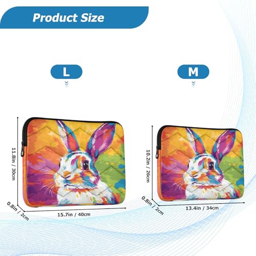 Funda para portátil 15-16 pulgadas Rabbit Yellow miniatura 3