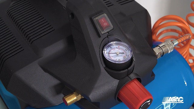 Compressore D'Aria Portatile ABAC EASE-AIR 6 - Silenzioso (49 DB), Senza Olio, Serbatoio 6L, 8 Bar, 0.75 Hp - Foto 9