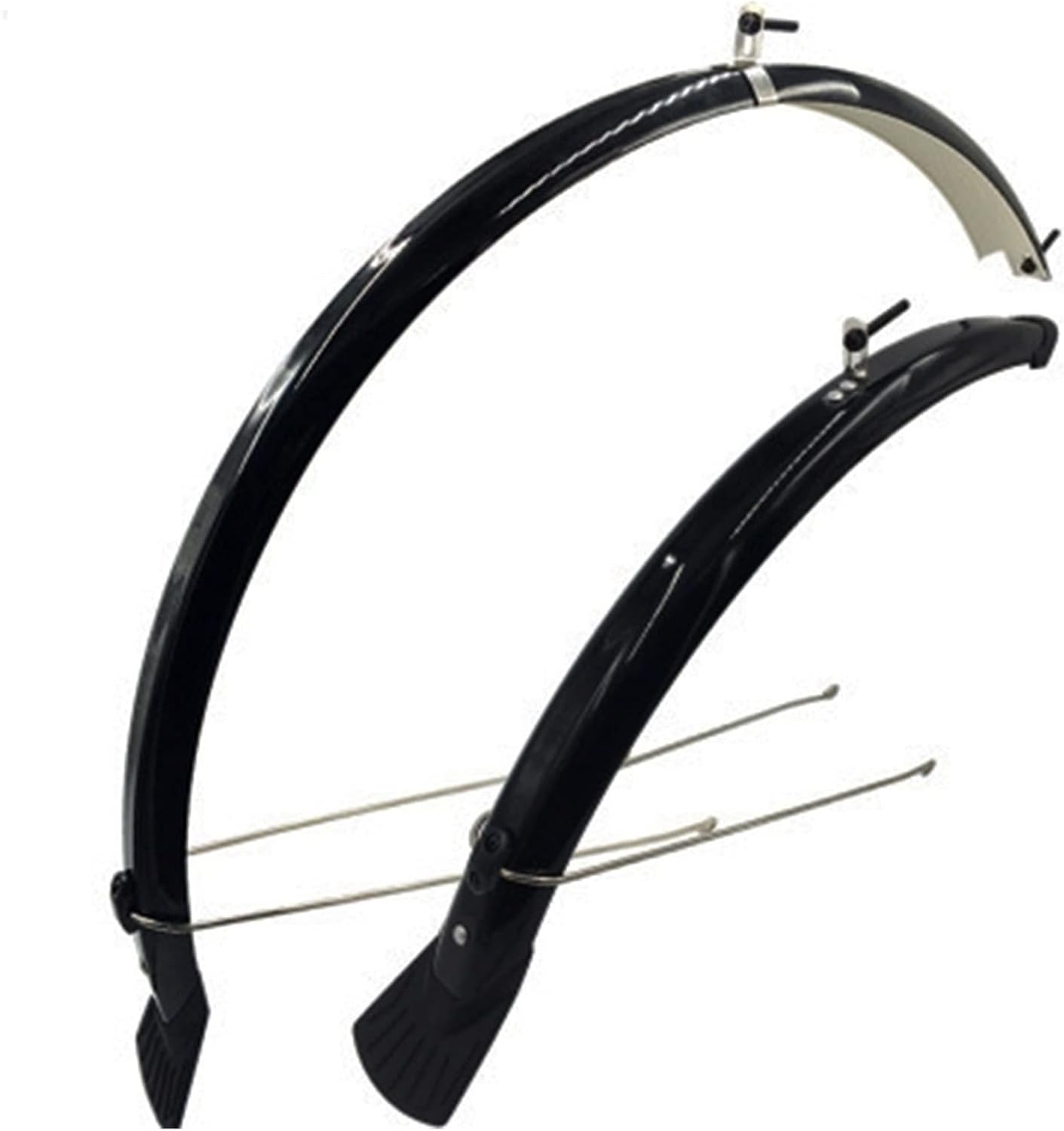 Bike Fender, Portable Bicycle Mudguard,Portable Adjustable Mountain Bike Front and Rear Mud Guard Fenders set, Mountain Bike Mudguard Fender Compatible With Bcycle Wings From Rain All Inclusive Length