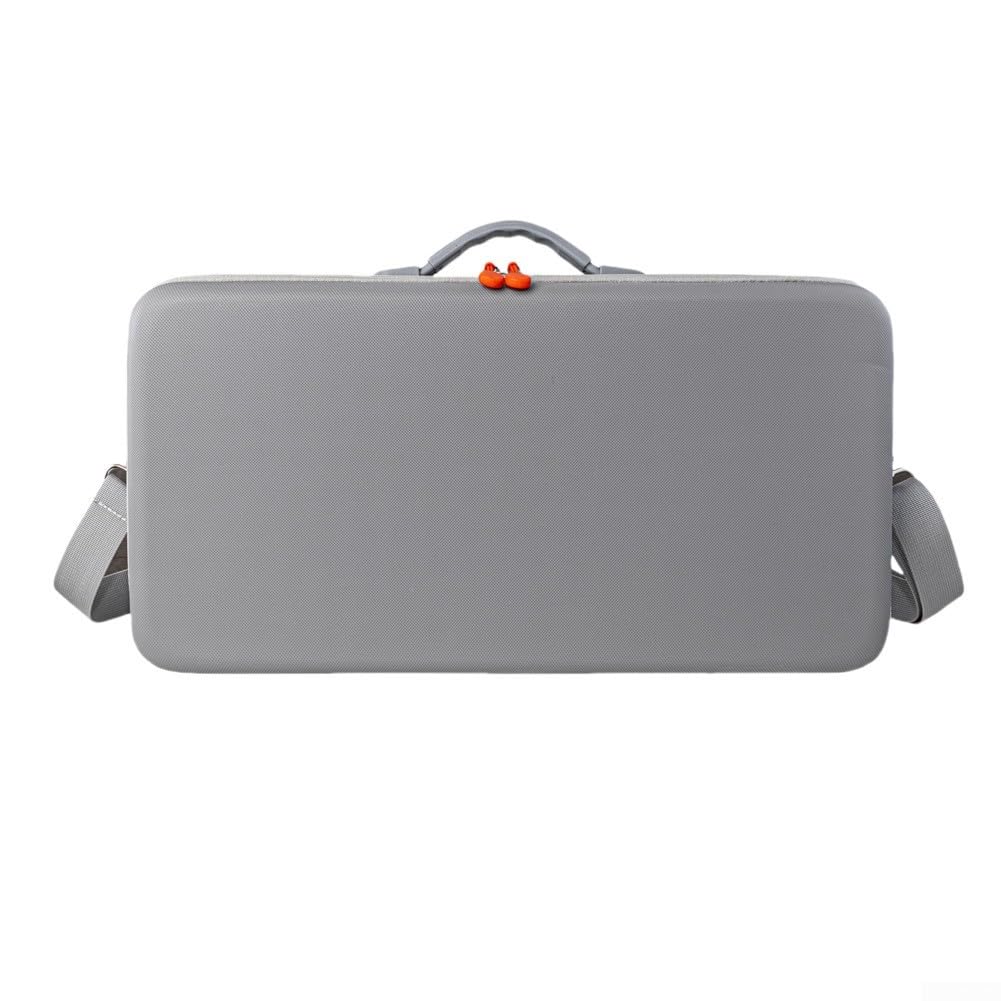 Funda de transporte para XGIMI MoGo 4 2025, carcasa rígida compacta con cierre de cremallera seguro, gris, 44 x 22 x 10 cm