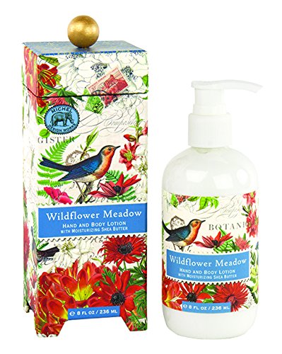 Michel Design Works Hand and Body Lotion, Wildflower Meadow, 8 Fluid Ounce