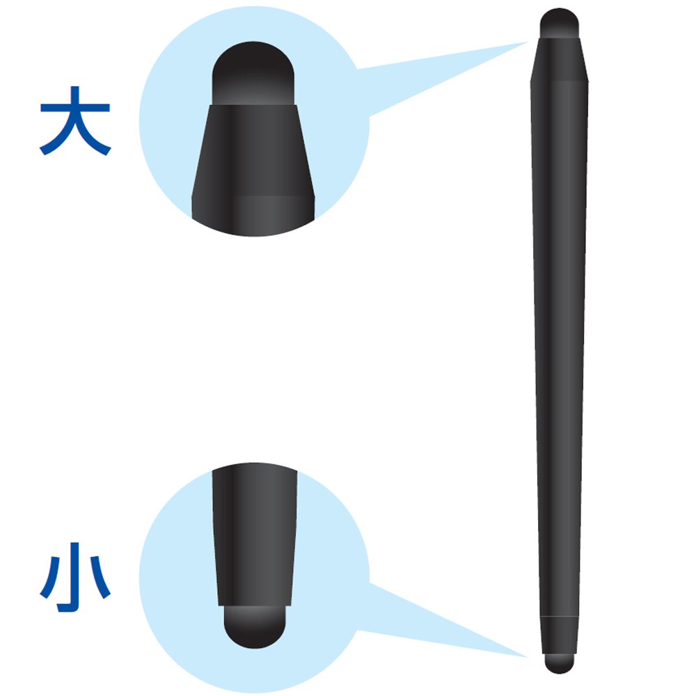 Amazon.co.jp: Digio2 タッチペン ツインヘッドタイプ 取替式