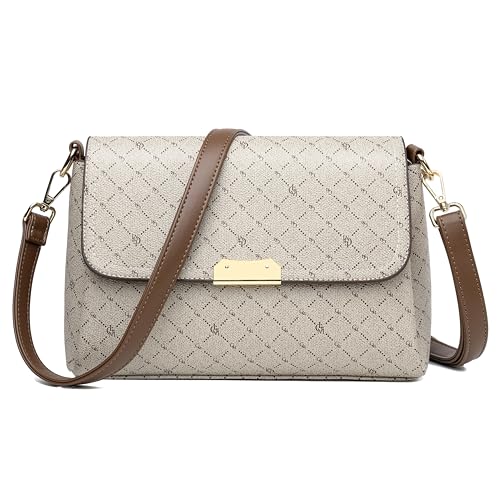 FSD. WG Purses for Women Fashion Quilted Crossbody Bag Leather Ladies Shoulder Purses Messenger Handbag Wallet
