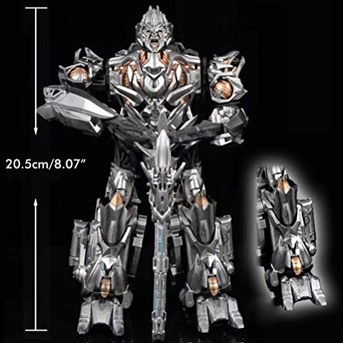 Prosheen Deformation Action Figure Toys, Car Model Alloy Deformed Portable Robot Toys Gift For Kids Girls Boys (Black 8.07 Inches) #TOP3