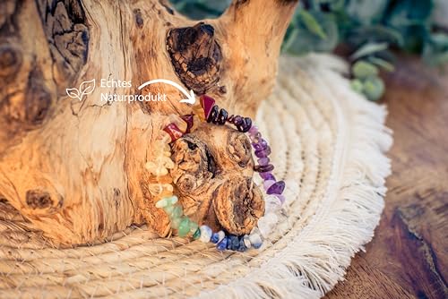 Chakra-Armband Lebensquelle Plus Splitterarmband aus Edelsteinen