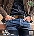 BULLIANT Men's Ratchet Belt 2 Pack-Click Leather Belt Adjustable for Men Gift 1 3/8-Cut for Perfect Fit(Black/Tawny,32