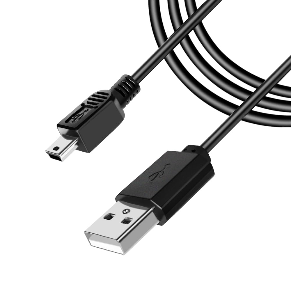 FOUCECLAUS USB Power and Data Cable for Texas Instruments Calculators, 5Ft Charger Cord Compatible with TI-84 Plus CE, Plus C Silver Edition, Nspire CX/TI CX CAS Graphing Calculators (Charger Cable)