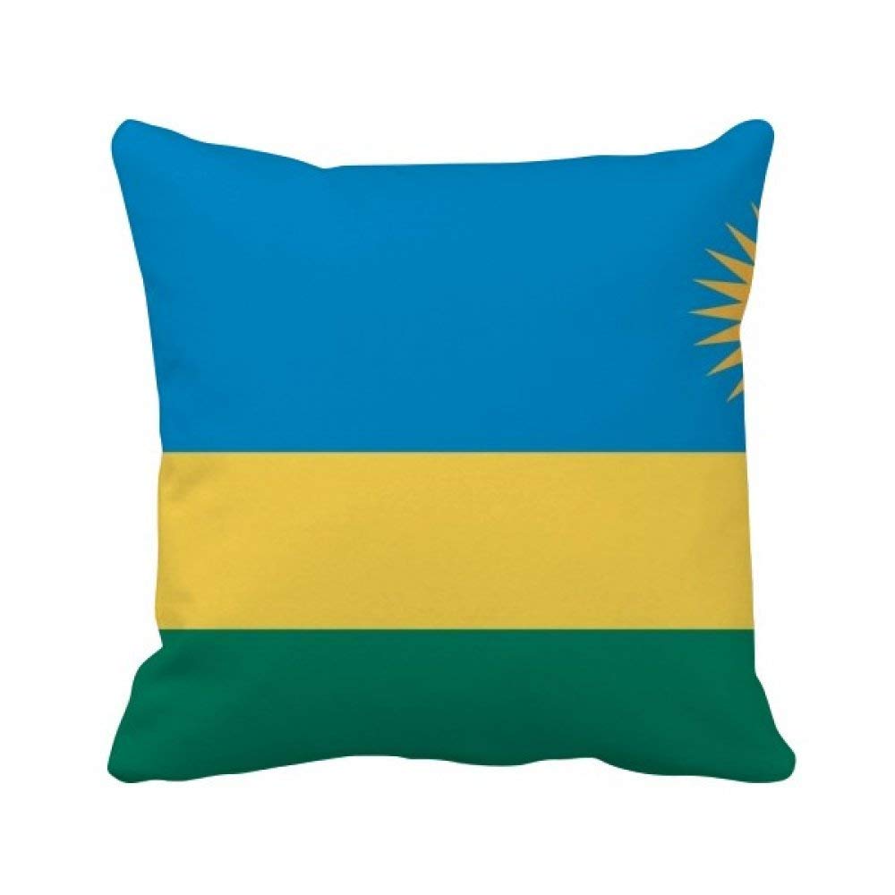 Housse de coussin africaine imprimée drapeau carré pour deco canapé et lit moderne