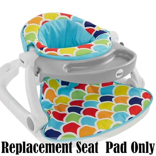 Replacement Part for Fisher-Price Sit-Me-Up Baby Set - DRH80 ~ Happy Hills Print - Replacement Seat Pad