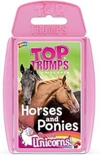 Horses and Ponies and Unicorns Top Trumps Card Game