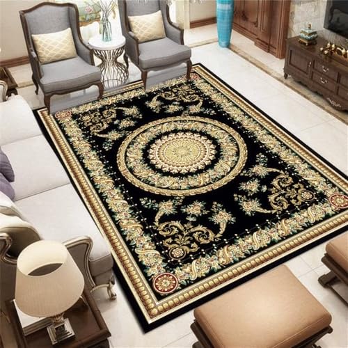 Moquette durable gris floral pour masquer les imperfections de sol du salon - 2