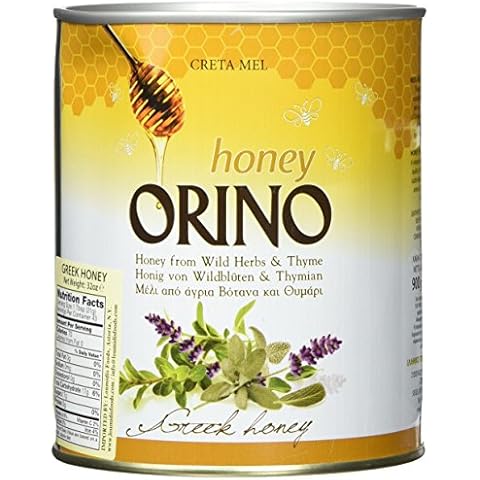 Honey with Thyme, Orino, 900g can Cover