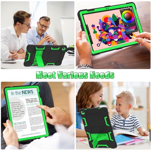 Étui robuste pour Samsung Galaxy Tab A9+ anti-chute avec support de visionnage