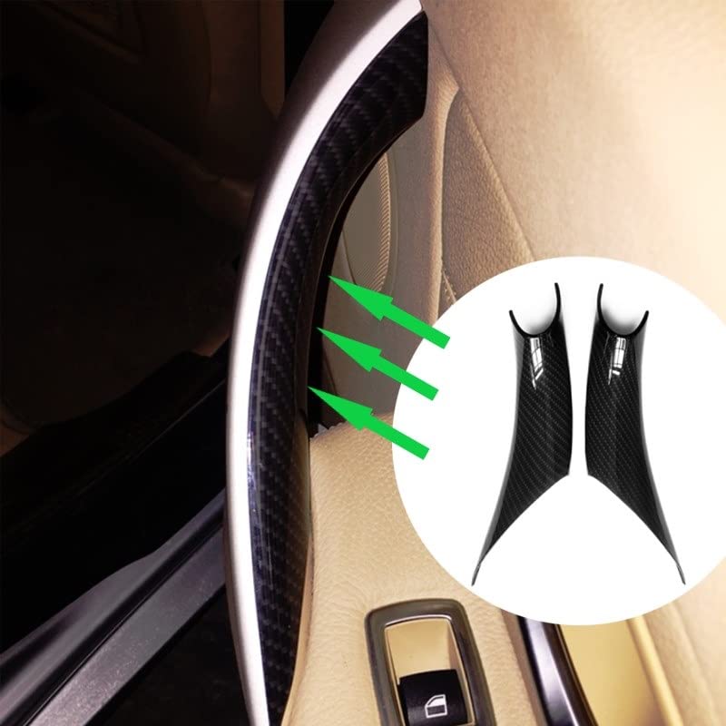 Binnendeurgrepen Cover Panel Trim Armsteun Voor BMW 3 Serie E90 E91 316 318 320 325 328i 2005-2008 2009 2010 2011 2012 Voor Achter Links Rechts Binnen Deurklink Binnenpaneel Pull Trim (Kleur : Handl