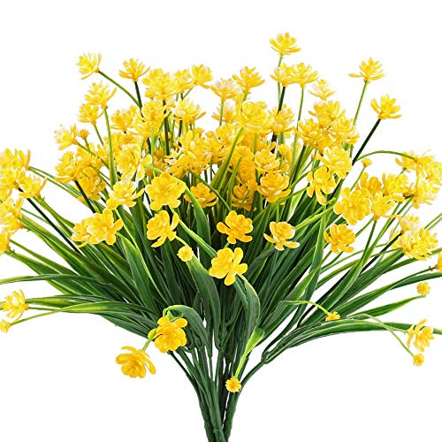 Artificiales narcisos Amarillos Flores arbustos Falsos Plantas de imit