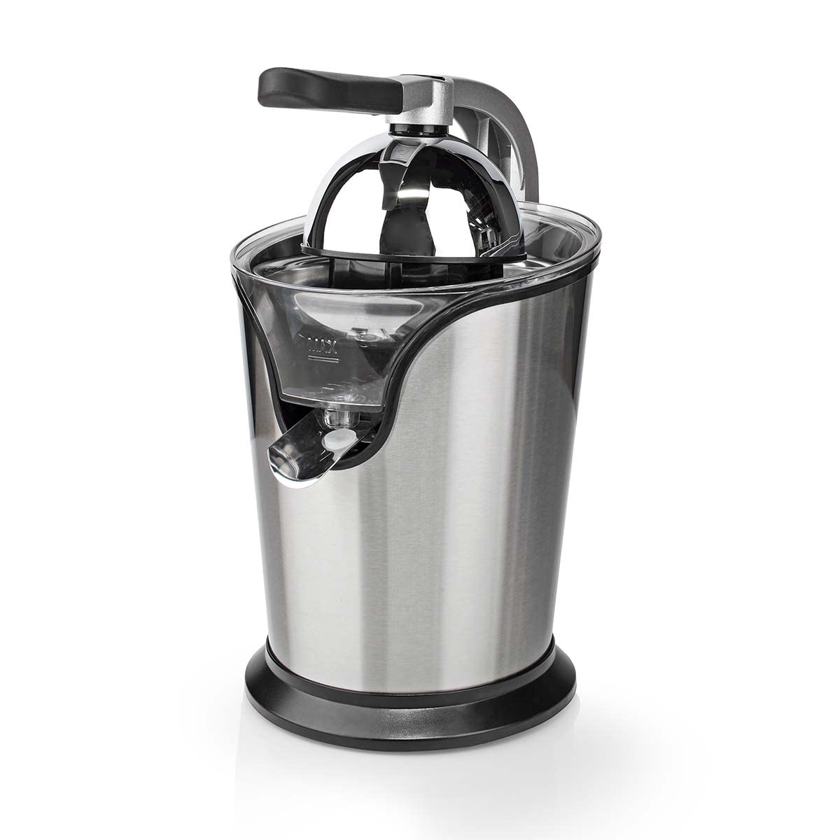 Nedis Presse-agrumes - 100 W - Aluminium/Noir