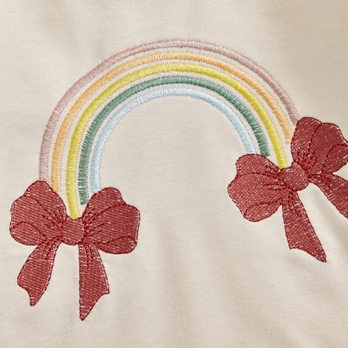 Infant Baby Girls Clothes Toddler Long Sleeve Crewneck Bowknot Sweatshirts Jogger Pants 2Pcs Fall Winter Outfits - Image 6