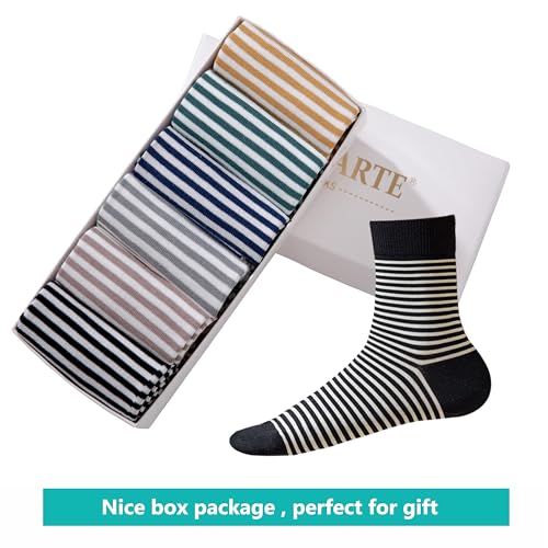 MAGIARTE Womens Mini Crew Socks Combed Cotton Casual Athletic Quarter Socks for women 6-Pack 5