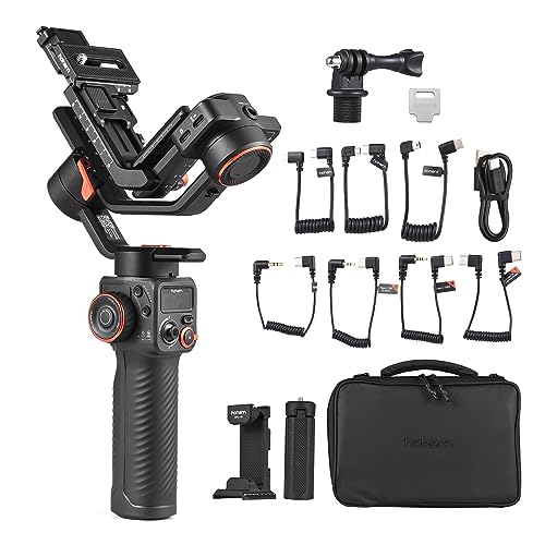 HUIOP i MT2 Camera Stabiliser 3 Gimbal Stabilizer for Smartphone 1.2 kg/2.64 LB Connection BT Connection Compatible with Samart Phone Tripod Digital Camera