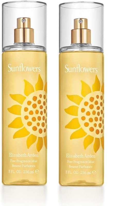 Elizabeth Arden Sunflowers Ladies Womens Fine Fragrance Body Mist 240ml 2 Pack