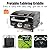 QuliMetal Table Top Grill Portable Griddle with Hood Non-Stick Flat Top Grill Griddle Propane Grill with Carry Bag 17 Inch,15,000 BTU,268 Sq,304 Stainless Steel Burner,for Outdoor Camping Tailgating