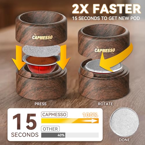 Capsule Vertuo réutilisable pour dosette Nespresso Vertuoline avec couvercles - 3