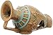 blue ribbon Exotic Environments Egyptian Vase Aquarium Ornament, Blue, 8 by 4 by 5