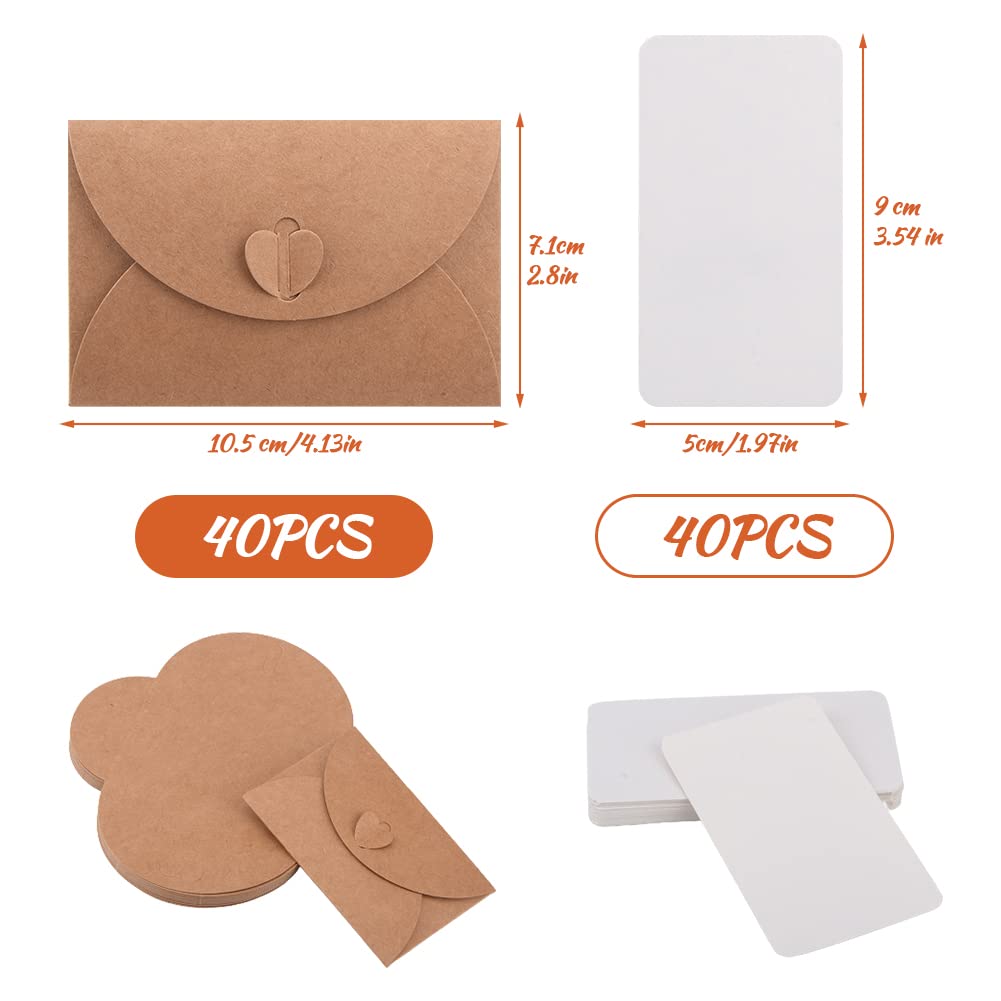 Lot De 50 Cartes Et Enveloppes Blanches Brillantes Format A5/C5 - Idéal Pour Invitations, Cartes De Vœux Et Projets Créatifs