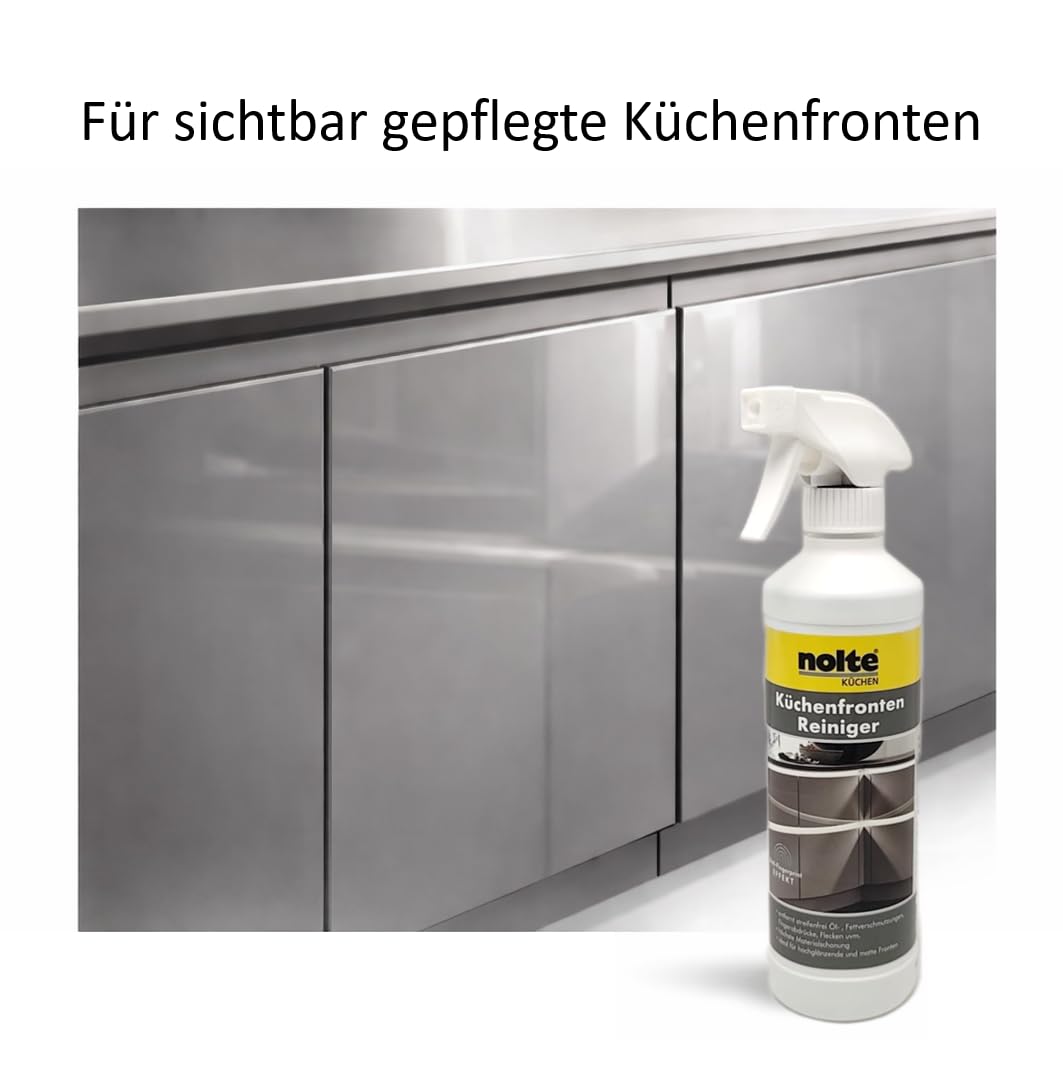 Nolte Reinigungsset Küchenfronten Reiniger Mikrofasertücher Schmutzradierer streifenfrei materialschonend