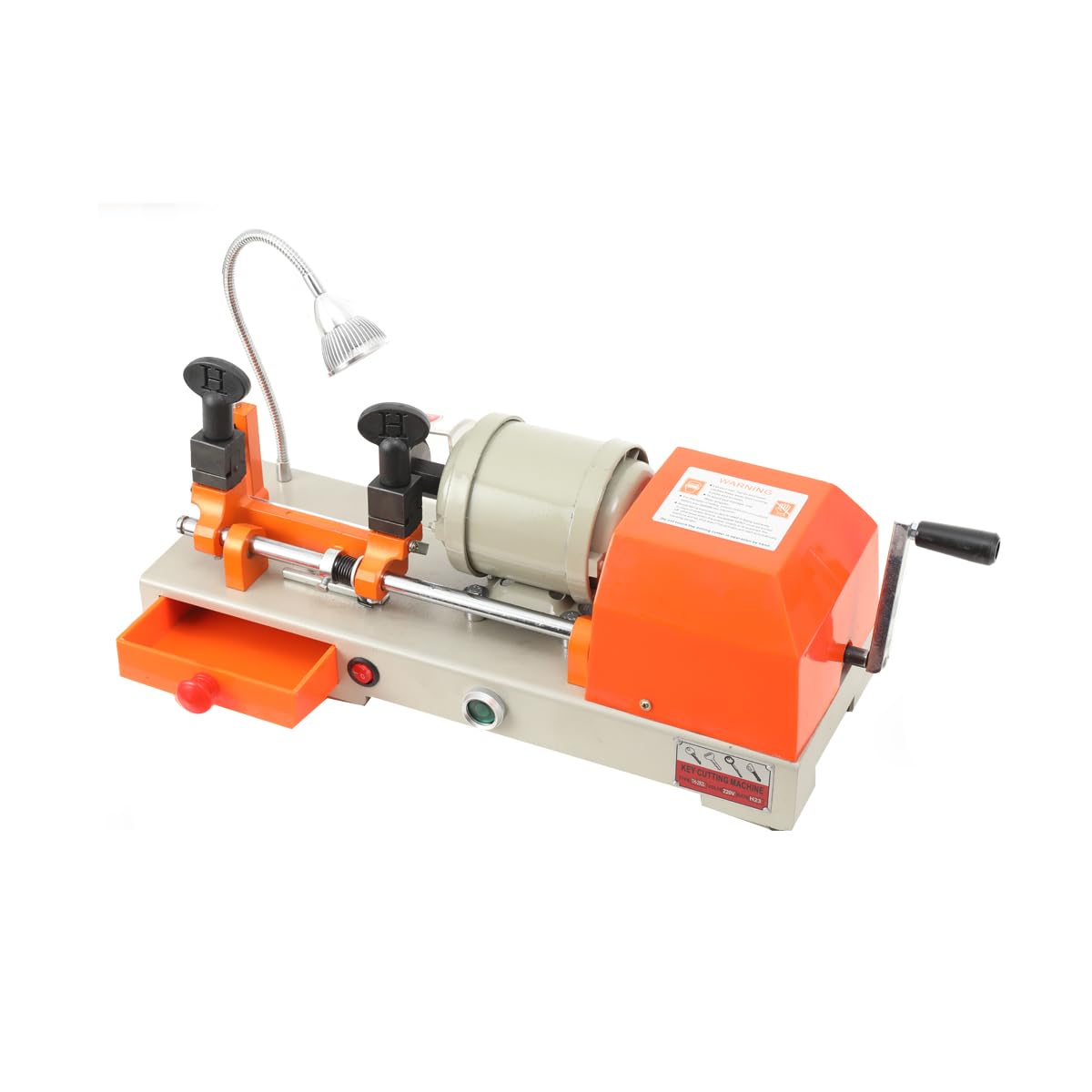 Horizontale Schlüsselmaschine Schlüsselkopiermaschine mit LED Schlüsselkopierer Key Cutter Horizontale Schlüssel Kopiermaschine Schlosser Werkzeug 220V 120W
