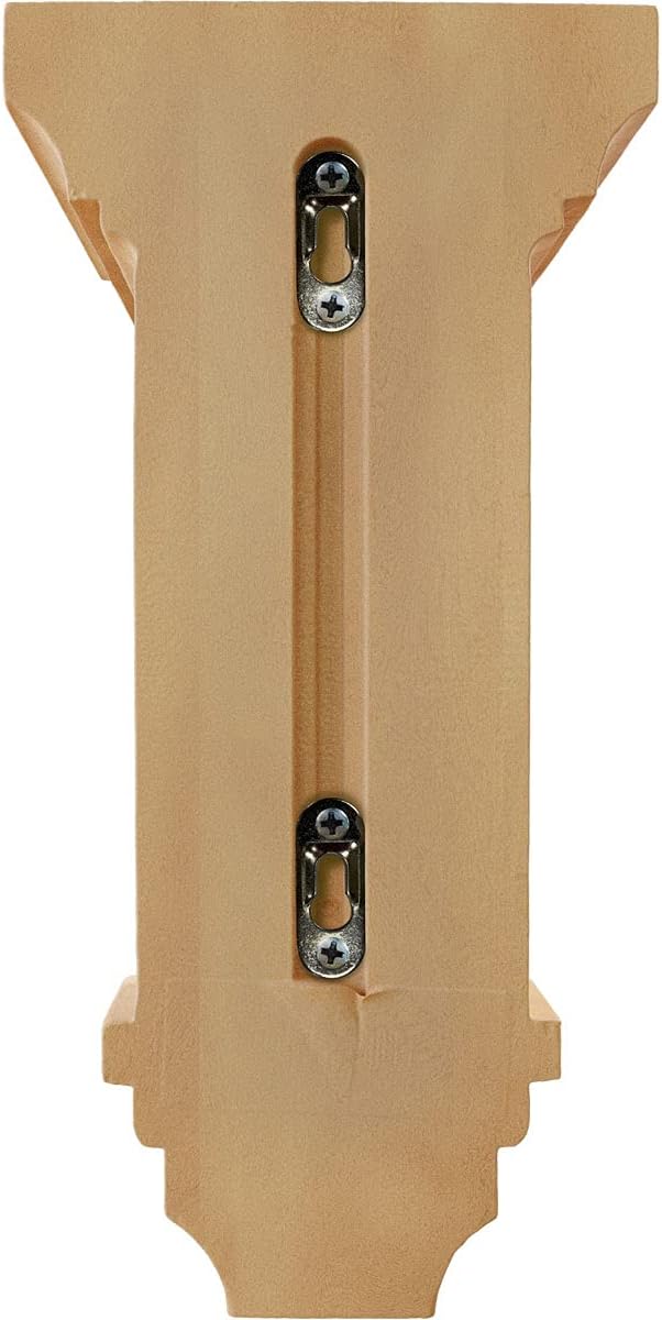 Limited Stock Ekena Millwork CORW06X06X12JERO Large Jefferson Wood Corbels, 6W x 6 3/4D x 12H, Red Oak