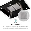 Klarstein-Valeria-Campana-extractora-aislada-Extractor-de-humos-230-W-Absorcion-de-650-mh-3-niveles-Iluminacion-LED-Panel-tactil-Pantalla-LED-Vidrio-Acero-Plateado