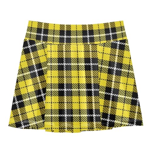 Aflyko Girls Skorts 2-in-1 Tennis Skirts with Built-in Shorts