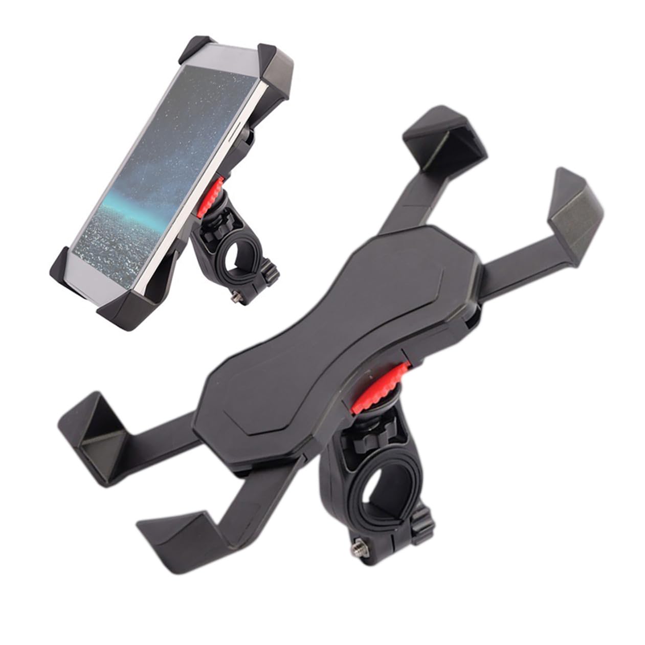 OSALADI 2pièces Support De Téléphone pour Et Vélo Fixation sur Guidon Compatible avec Smartphones Installation Rapide Et Facile Accessoire Pratique pour Navigation Et Musique