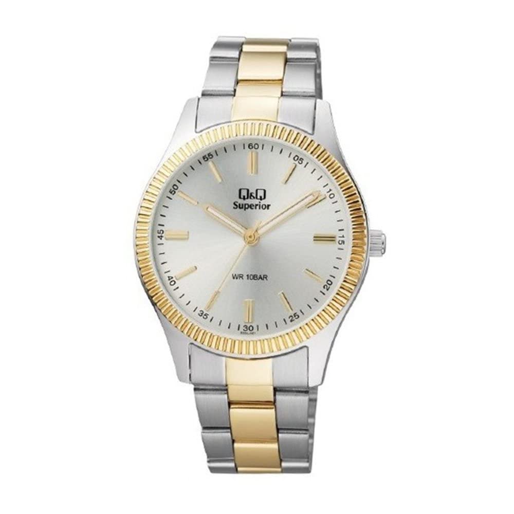 Q&Q Analog Yellow Dial Mens Stainless Steel Watch-S294J401Y (B07PTBSDCK) Amazon Price History, Amazon Price Tracker