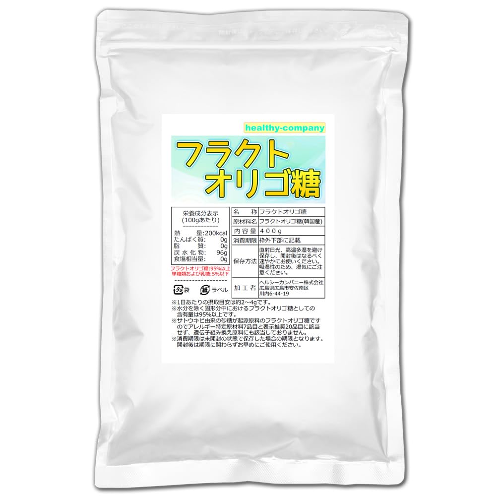 Amazon.co.jp: ヘルシーカンパニー フラクト オリゴ糖 400g