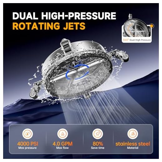 TOR 14" Stainless Steel Surface Cleaner