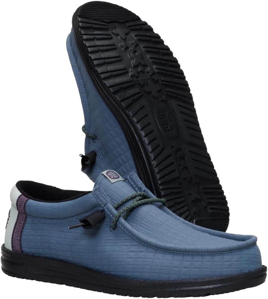 HEYDUDE Men’s Wally Quilted Slip-On Loafers | Lightweight Comfortable Casual Moc Toe Everyday Shoes - Image 6