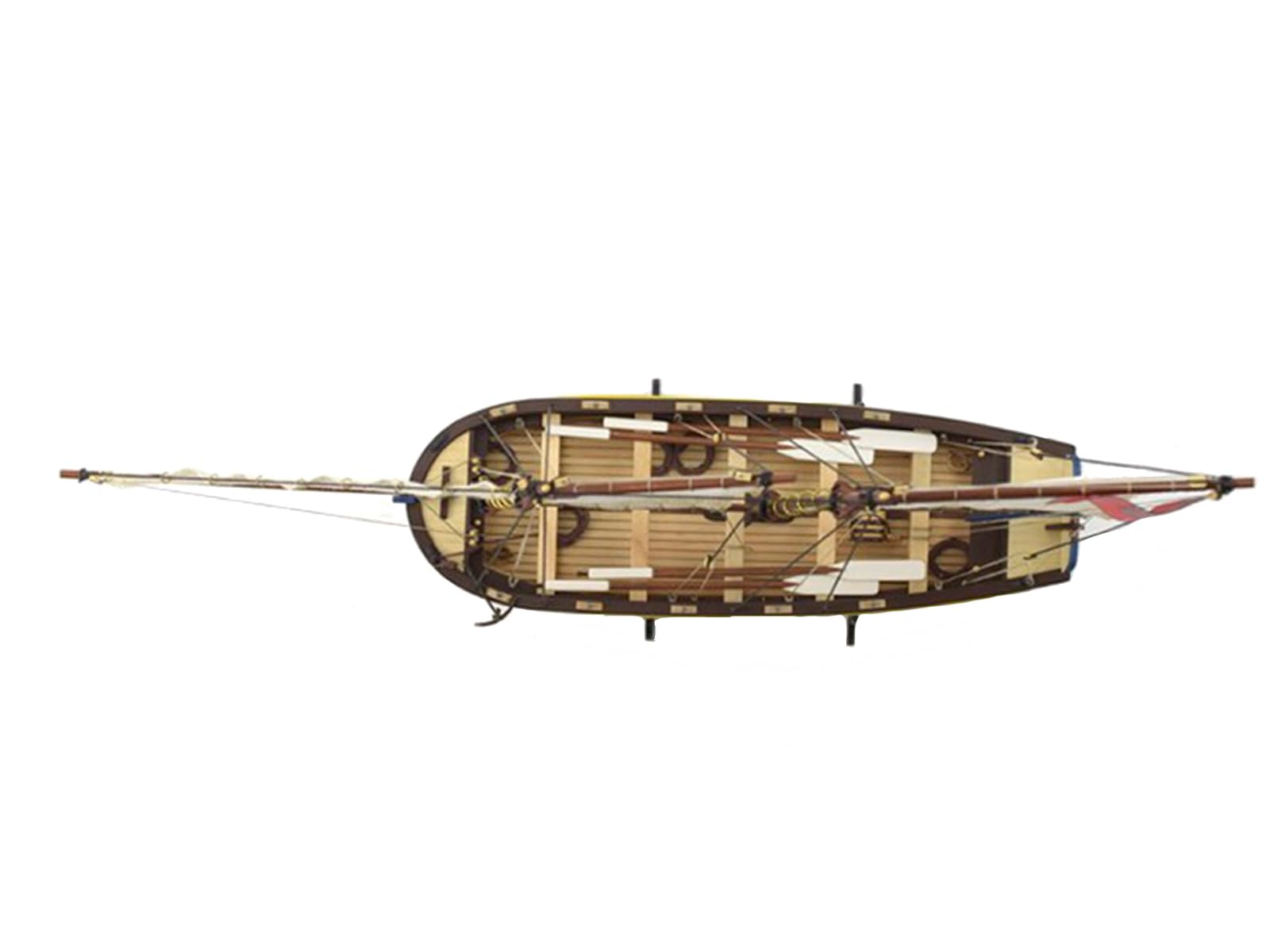 Artesanía Latina - Modellino per barche in legno - Gommone ausiliario HMS Endeavour - Modello 19005, Scala 1:50 - Modellini da assemblare - Livello principiante