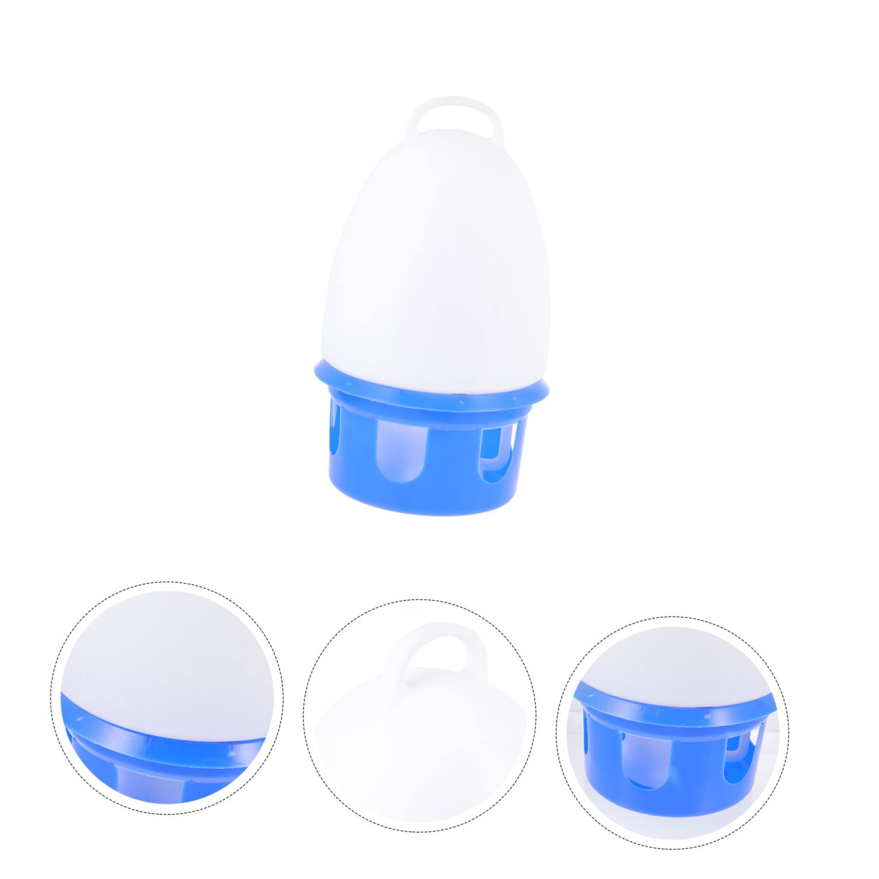 Abreuvoir pour Pigeons Bleu en PVC avec Échelle, Détachable