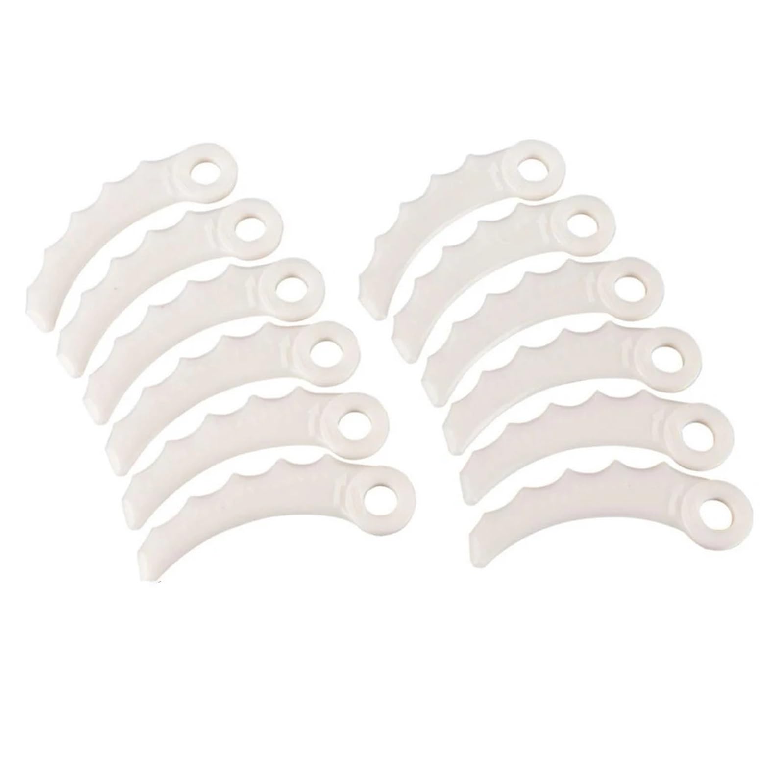 Generico Sostituzione delle Lame del tagliaerba in plastica, Compatibile con Makita, 198426-9 | Lame for rifinitore in plastica durevoli da 255 mm for DUR369 DUR368 UR101C UR201C(Blade 32 piece)
