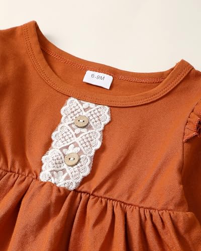 Image of Baby Girl Clothes Infant Toddler Clothes Fall Winter Outfit Clothing Set | Baby Girl Tops Pants Set, Long Sleeve Infant Clothes, Baby Girl Stuff, Toddler Stuff, Girls Clothing Set, Gift
