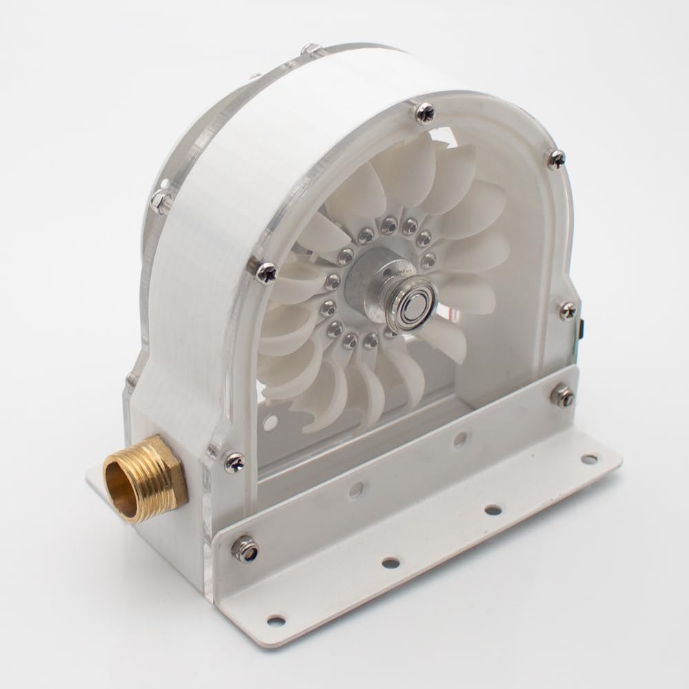 Turbine Pelton à Haut Rendement, Coureur Hydraulique à Impact, Roue à Godets, Générateur Hydraulique Polyvalent à Monter Soi-Même (B)