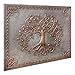 Kitchen Backsplash, Sacred Tree with Celtic Border Copper Backsplash, Custom Copper Backsplash Panel, Handmade Copper Backsplash Tile, Indoor Outdoor Wall Decor (Gray&Copper)