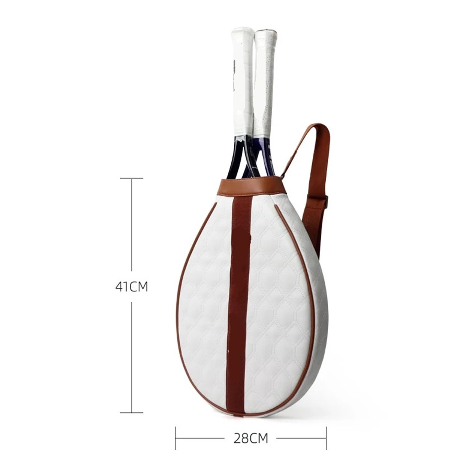 Mochila Tenis Bolsa for Raqueta De Tenis, Raquetas De Bádminton Y Squash, Bolsos De Hombro Deportivos for Jóvenes, Tenis Portátiles De PU